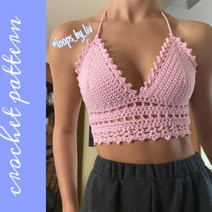 The Liv Top Crochet Pattern by @loopsbylivv