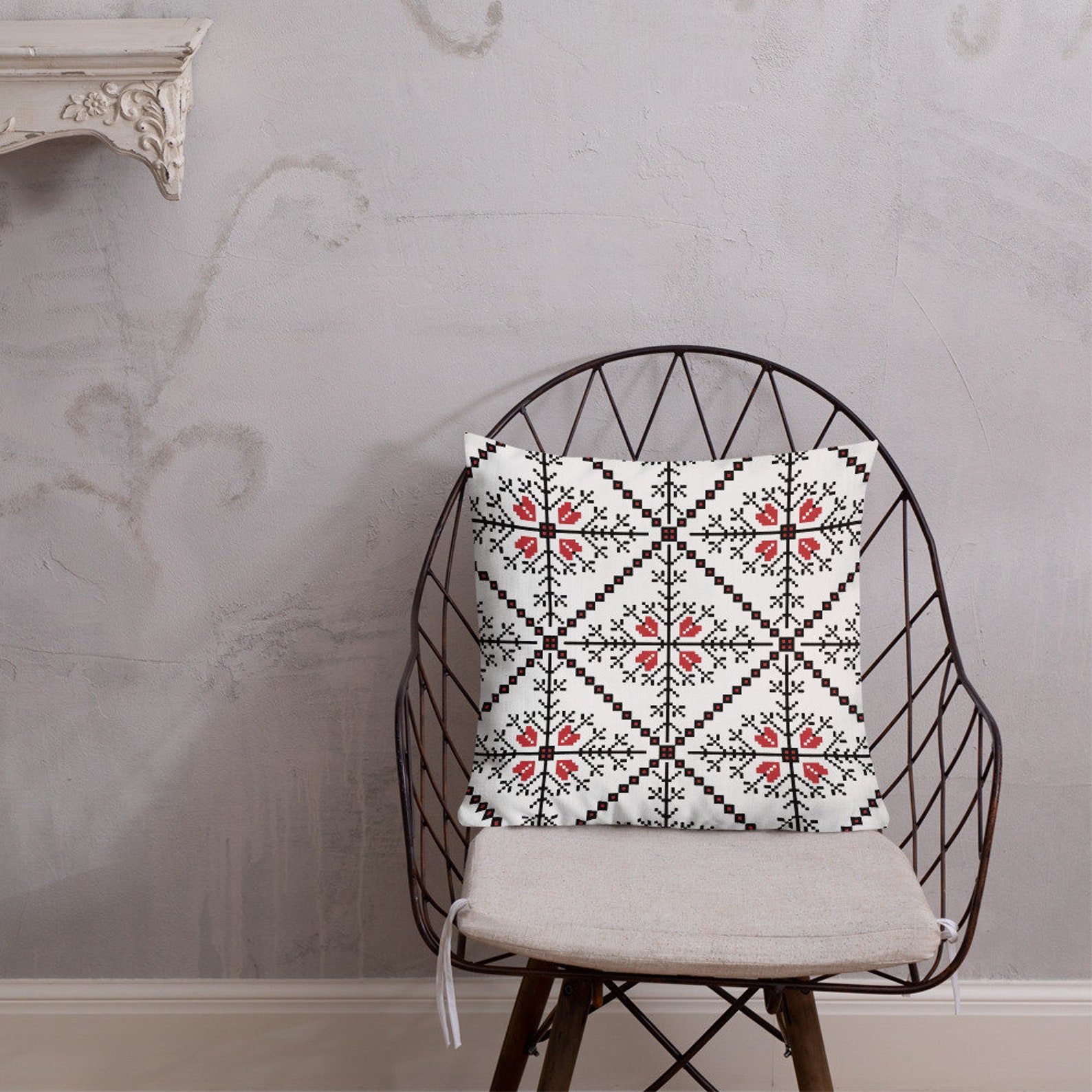 Premium Pillow Ukrainian Print Etsy