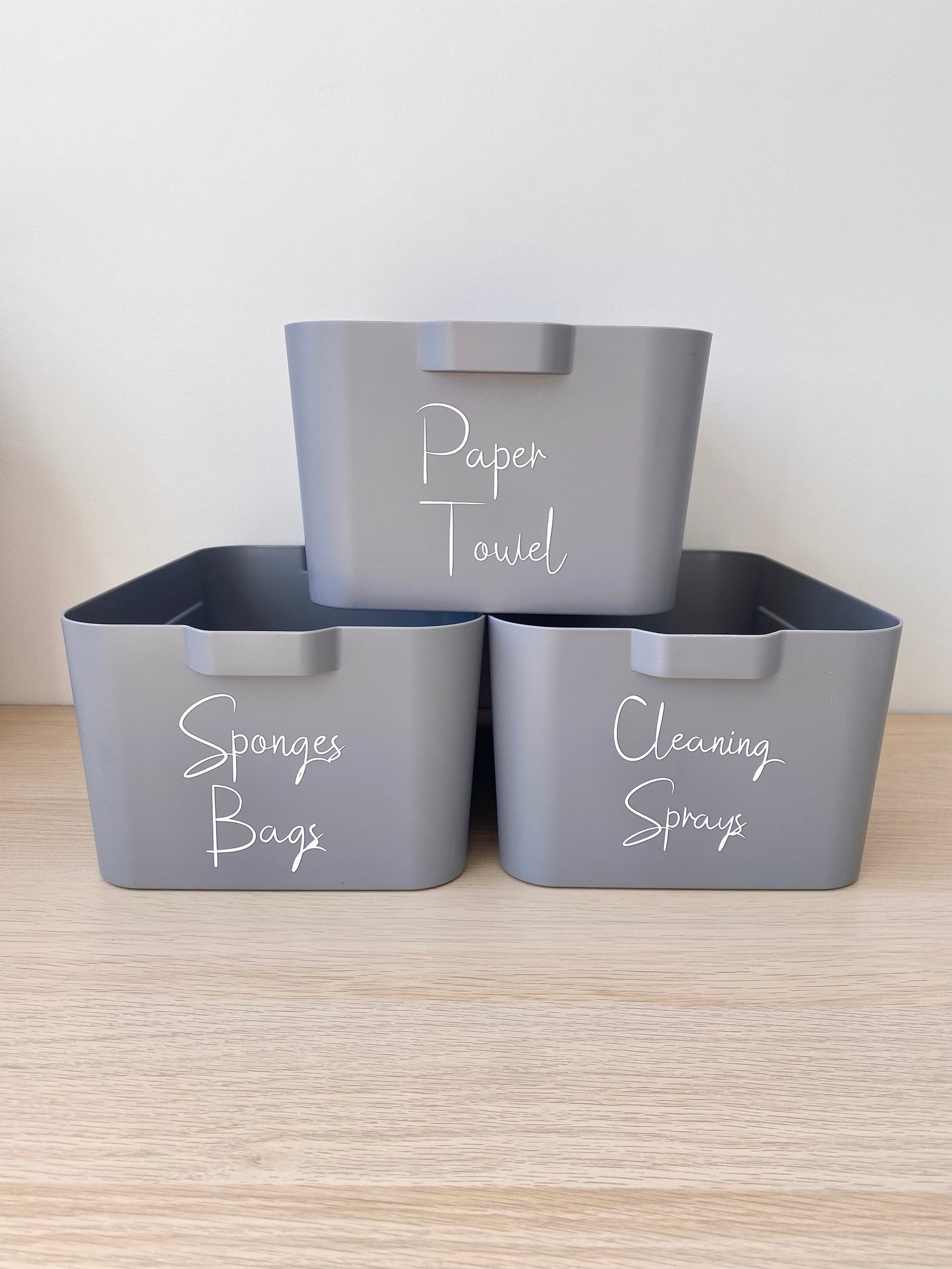 Kitchen Sink Labels / Vinyl Labels / Home Organisation Etsy