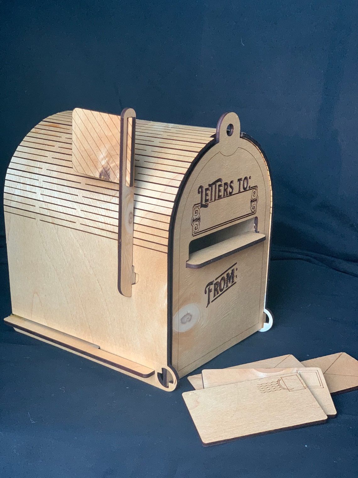 Wooden Mailbox Etsy