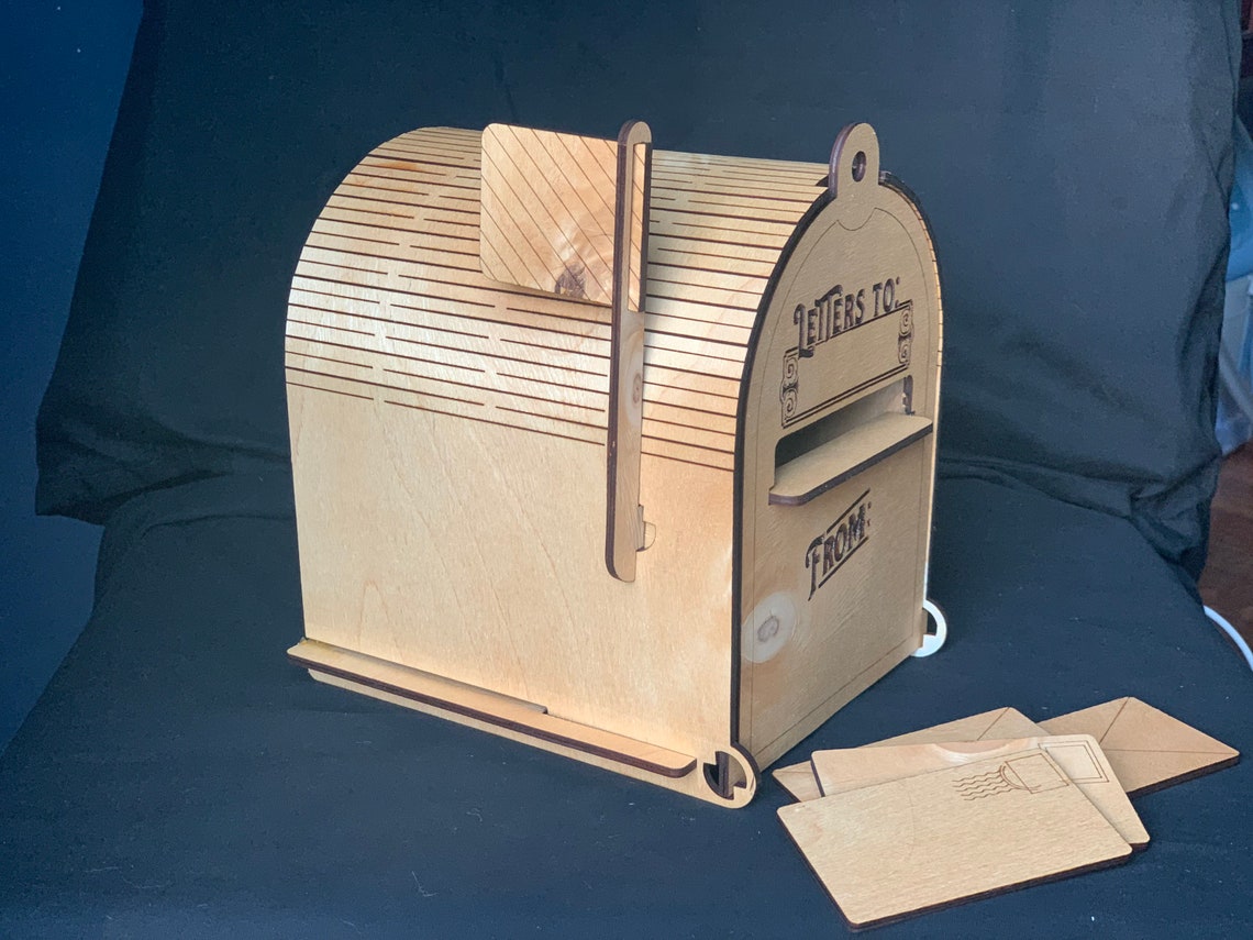 Wooden Mailbox Etsy