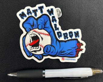 Matt Waldron Knuckleball Sticker | Buy One Get a SlamDiego One Free