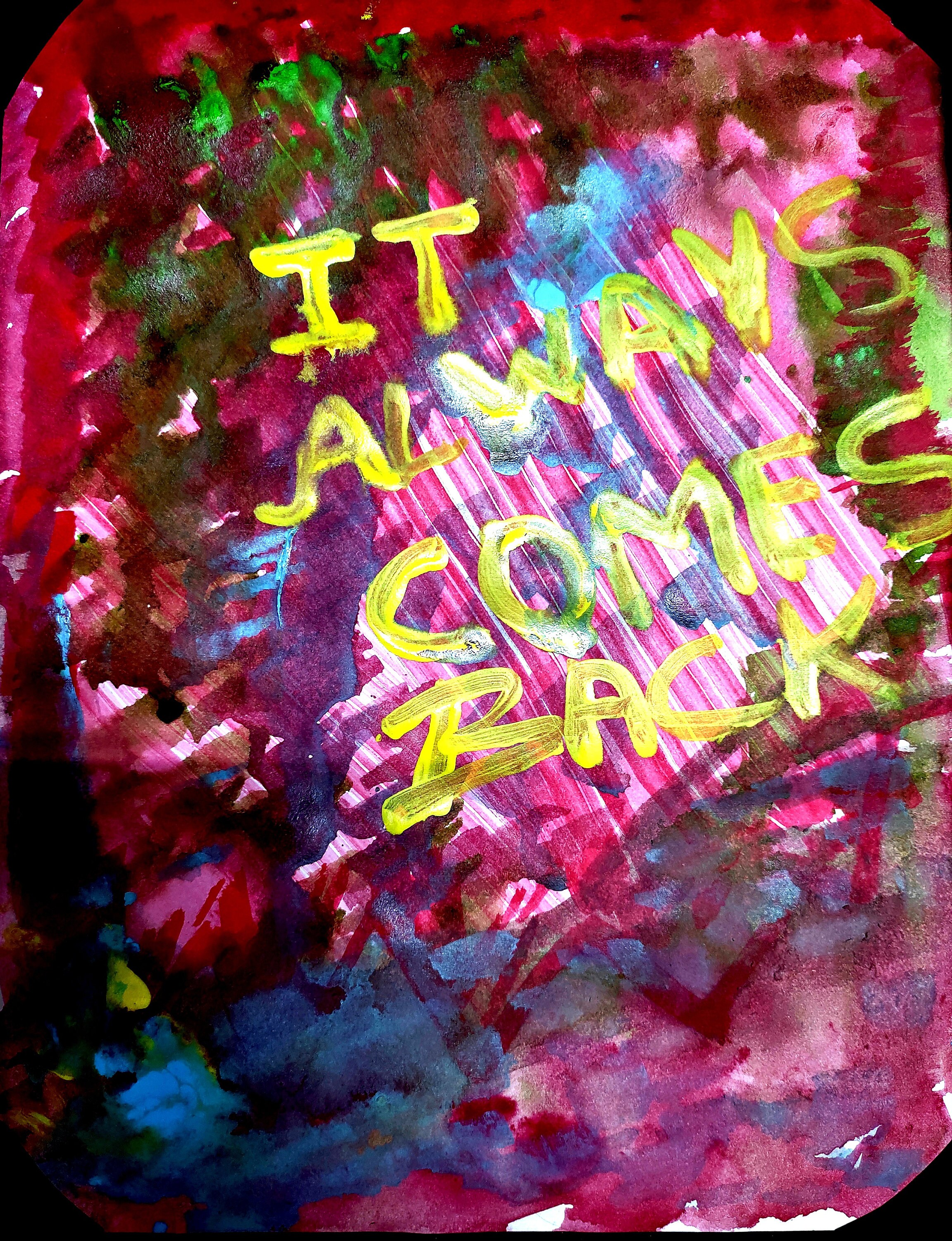 Life quote acrylic painting Etsy