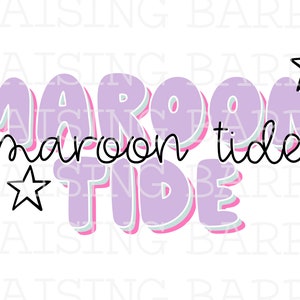 Picayune maroon tide sublimation design download| maroon tide png, picayune Highschool png, maroon tide digital download