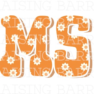 Mississippi daisy design png, digital design download