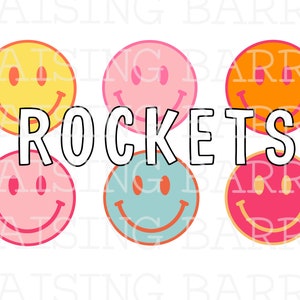 Rockets png| Rockets mascot png, rockets sublimation design, mascot png, rockets digital design download