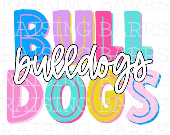 Bulldogs sublimation design| Bulldogs png, bulldog mascot png, Bulldogs png digital design download