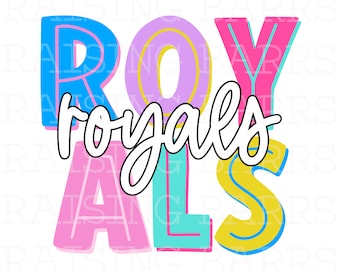 Royals sublimation design| Royals png, royals mascot png, Royals png digital design download