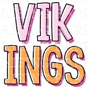 Vikings sublimation design| Vikings png, Vikings mascot png, Vikings png digital design download