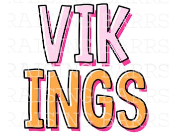 Vikings sublimation design| Vikings png, Vikings mascot png, Vikings png digital design download