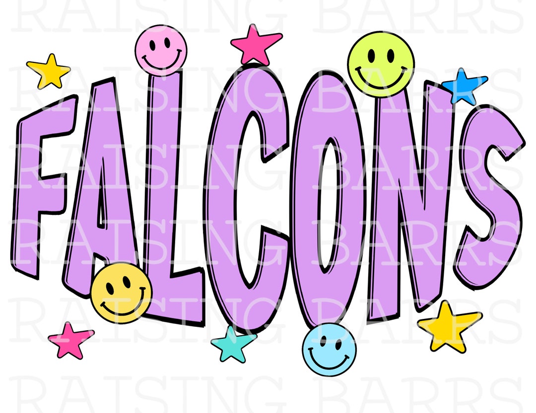 Falcons Png | Falcons Mascot Sublimation, Falcons Mascot Png, Falcons ...