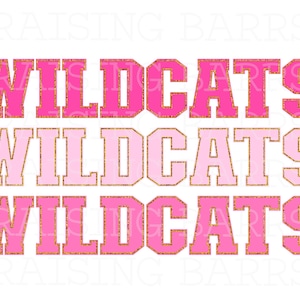 Pink Wildcats sublimation| Wildcats png, mascot png, wildcats digital design, digital design, wildcats download