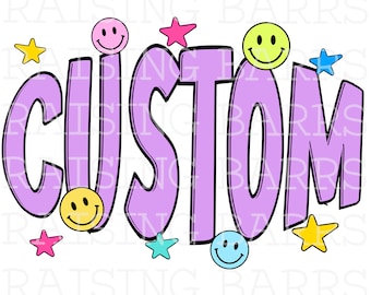 Custom text| custom mascot,custom png, custom sublimation design, custom mascot, custom hometown, custom name png, digital design download