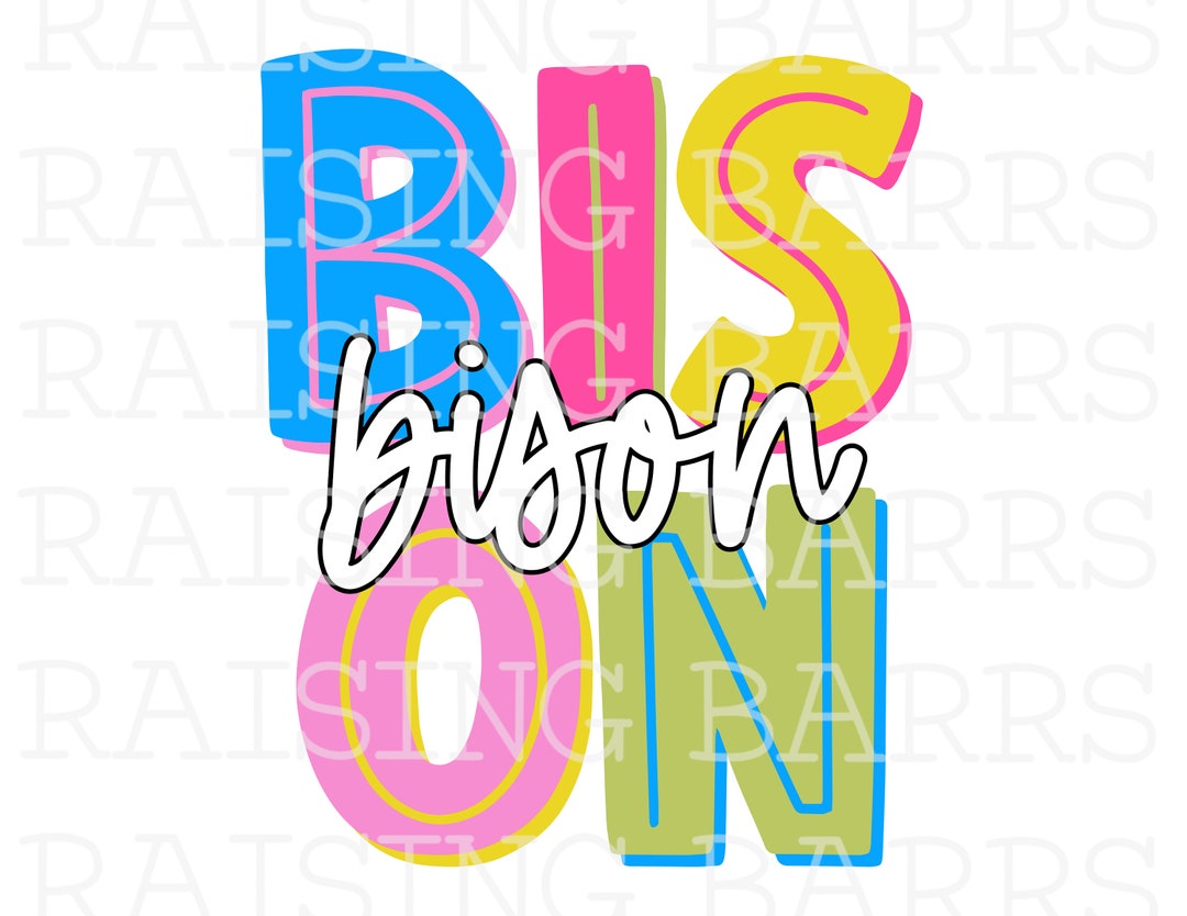Bison Png, Bison Mascot, Bison Sublimation Design, Digital Download - Etsy