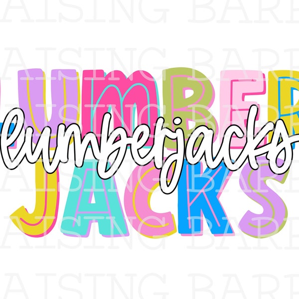 Lumberjacks png, lumberjacks mascot png, lumberjacks sublimation design download