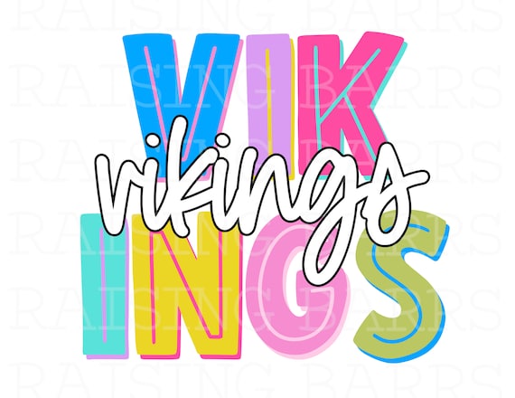 Vikings sublimation design| Vikings png, Vikings mascot png, Vikings png digital design download
