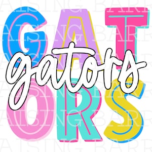 Gators sublimation design | gators mascot design, gators png design, gators sublimation download