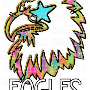 Eagles sublimation design download| Team mascot png, eagles mascot png, go eagles png digital design download