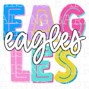 Eagles sublimation design download| Team mascot png, eagles mascot png, go eagles png digital design download