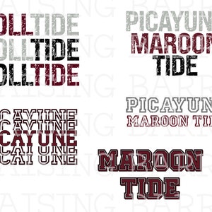 Picayune bundle| Tide png, picayune png, roll tide roll digital design, roll tide digital design, roll tide download, picayune png