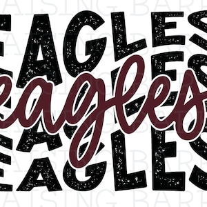 Eagles sublimation design download| Team mascot png, eagles mascot png, go eagles png digital design download