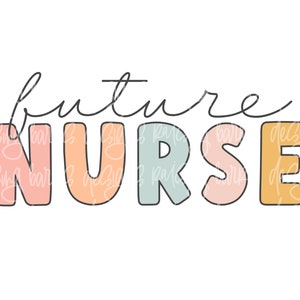 Future  nurse png| Future nurse sublimation, Future nurse png download, nurse shirt design, occupation designs, digital design download