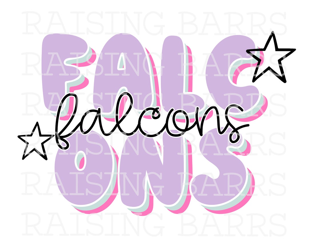 Falcons Png | Falcons Mascot Sublimation, Falcons Mascot Png, Falcons ...