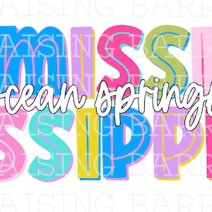 Ocean springs  ms png, Mississippi png, Ocean springs Mississippi sublimation design download