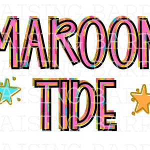Picayune maroon tide sublimation design download| maroon tide png, picayune Highschool png, maroon tide digital download