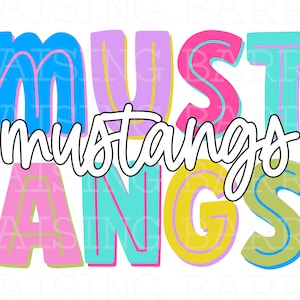 Mustangs  png | Mustangs  mascot sublimation, Mustangs mascot png, Mustangs png design, digital design download