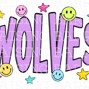 Wolves png | Wolves mascot sublimation, Wolves mascot png, Wolves png design, digital design download