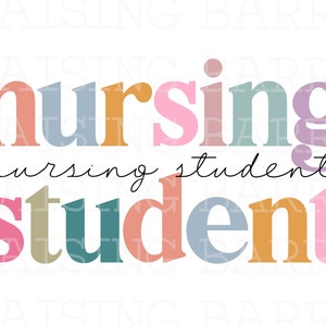 Nursing student png| Future nurse sublimation, Nursing student png download,nurse shirt design, occupation designs, digital design download