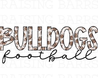 Bulldoggen Fußball Sublimationsdesign | Bulldoggen png, Bulldogge Maskottchen png, Bulldoggen png digitales Design Download