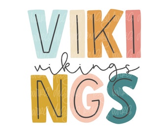 Vikings sublimation design| Vikings png, Vikings mascot png, Vikings png digital design download