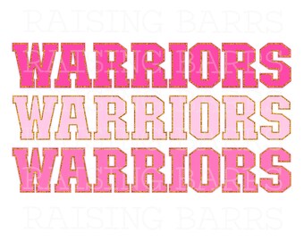 Pink Warriors png | Warriors mascot sublimation, Warriors mascot png, Warriors png design, digital design download