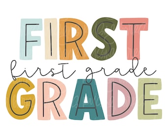 First grade png| First grade  teacher png, first grade sublimation design download