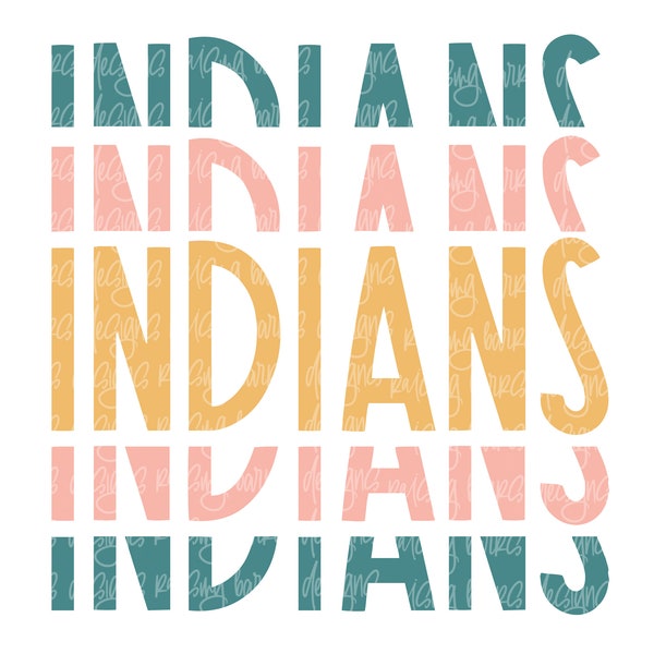 Indians png| Indians mascot sublimation, Indians team png, Indians design digital download