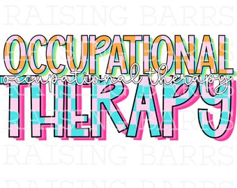 Occupational therapy sublimation | occupational therapy  png, occupational therapist digital file, digital design download
