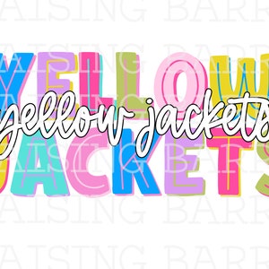 Yellow Jackets sublimation| Jackets png, mascot png, jackets digital design, digital design, jackets download