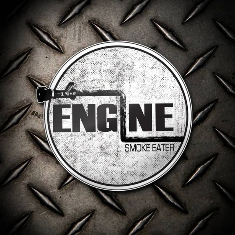 Engine Smoke Eater Firefighter Sticker Fire Etsy