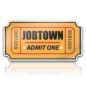 Add Some Firefighting Flair with original Jobtown FD Helmet Sticker