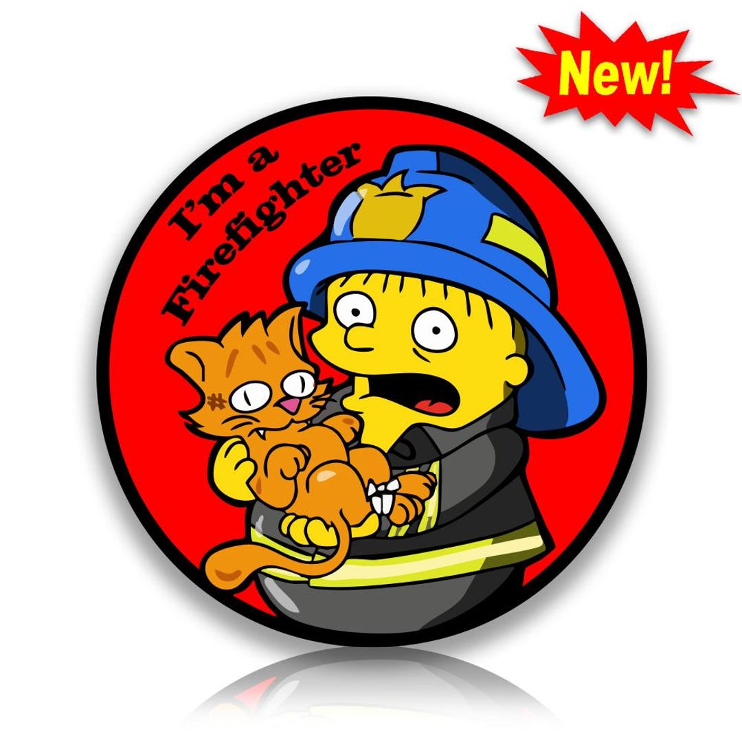 I'm a Firefighter Sticker: Funny Car, Laptop, Water Bottle Decal Save a ...