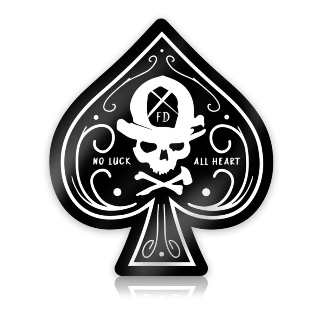 Spade No Luck All Heart Hard Work Pays off Firefighter Etsy