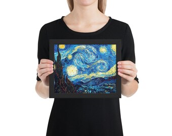 Starry Night by Vincent Van Gough art poster