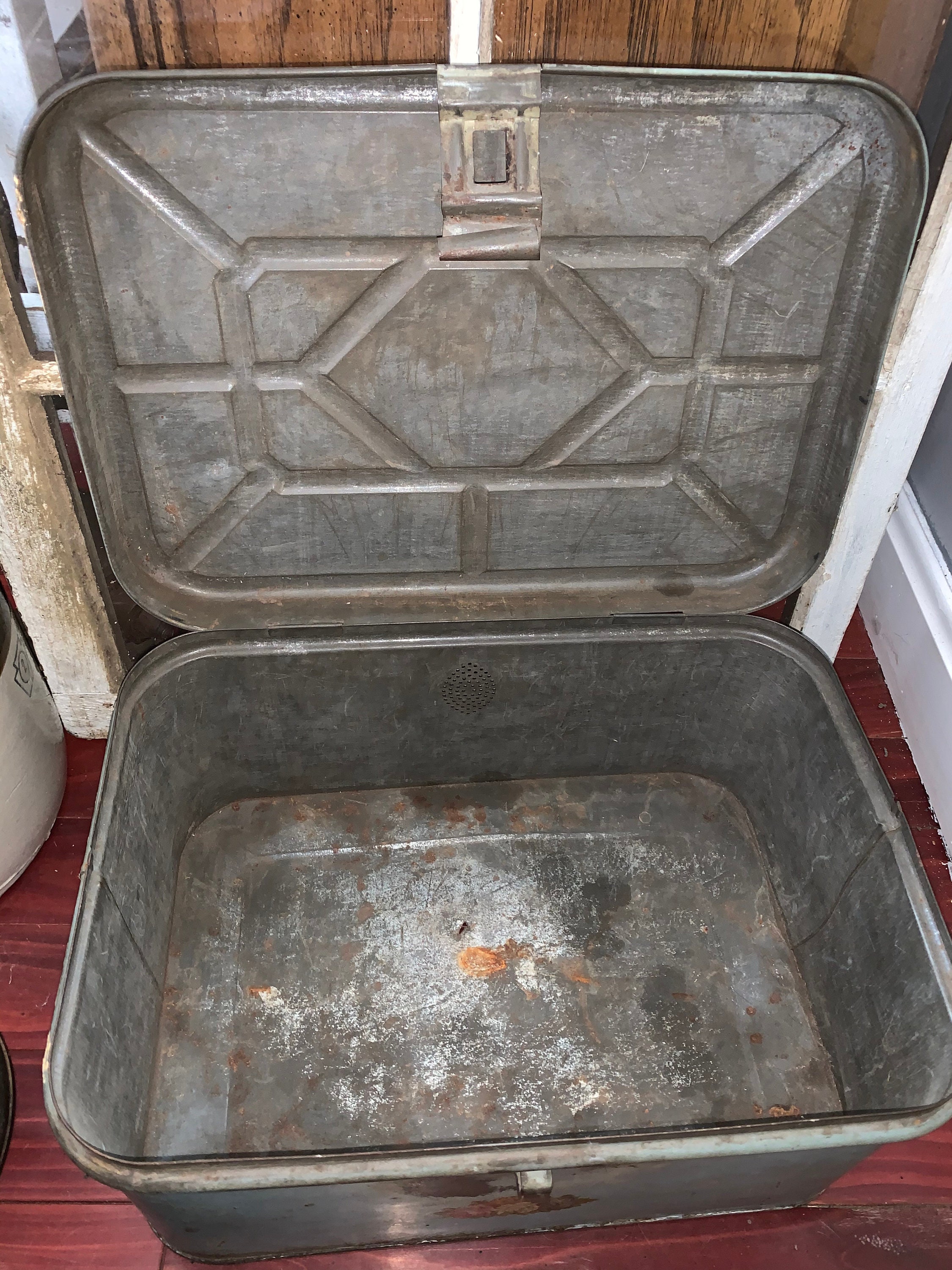 Antique bread box Etsy