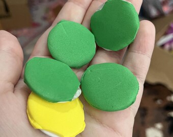 LOW QUALITY Random Sensory Handmade Craft Foam Plastic Pinback Button Mix (1.25in)