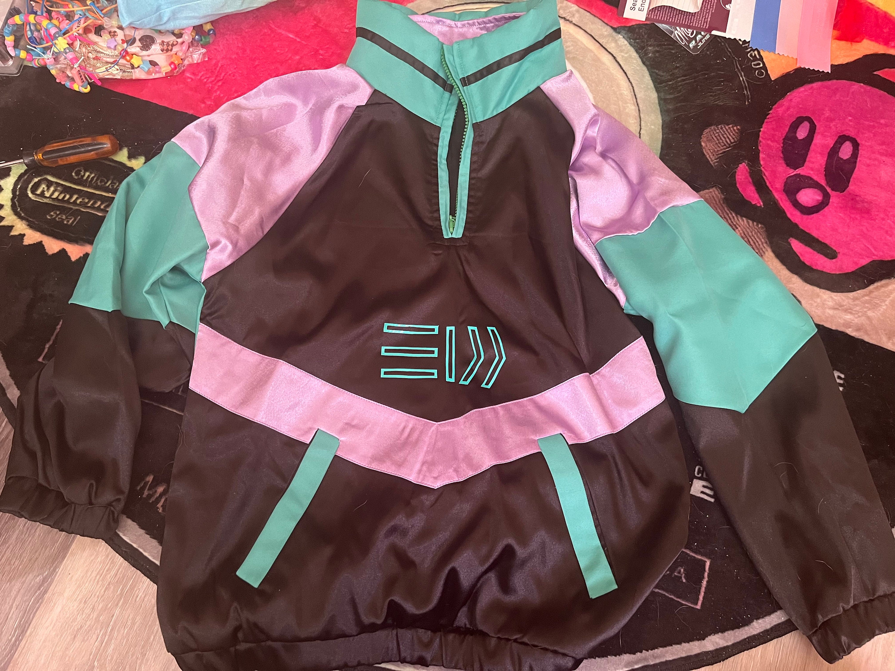Takoroka Nylon Vintage Splatoon Cosplay Jacket Size M (Low