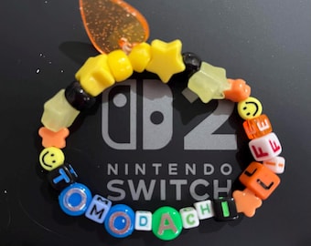 Kidcore Decora OOAK Tomodachi Life Living the Dream Themed Kandi Bracelets