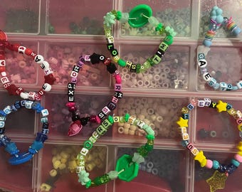 Decora Scene Pokemon Mystery Dungeon PMD Game Series OOAK Kandi-armbanden | Reddingsteam, ontdekkingsreizigers en poorten