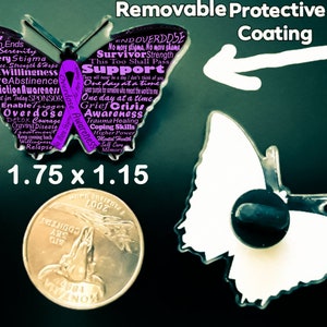 Overdose Awareness Pin